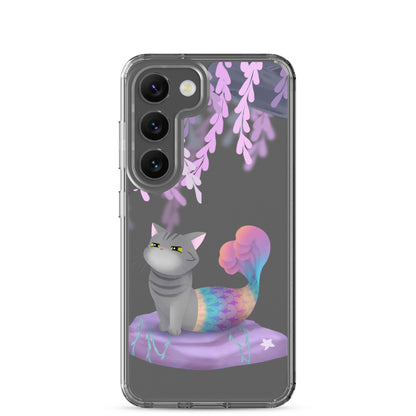 Purrmaid Dumpling Clear Samsung Phone Case