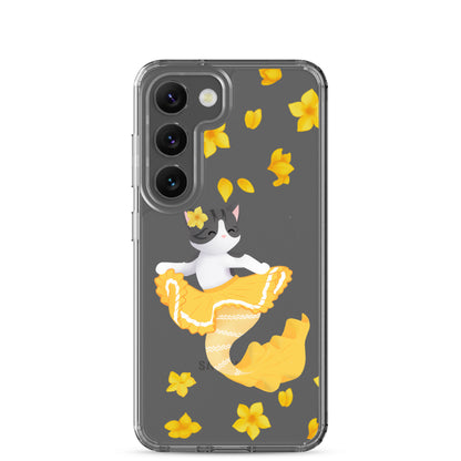 Purrmaid Scout Clear Samsung Phone Case