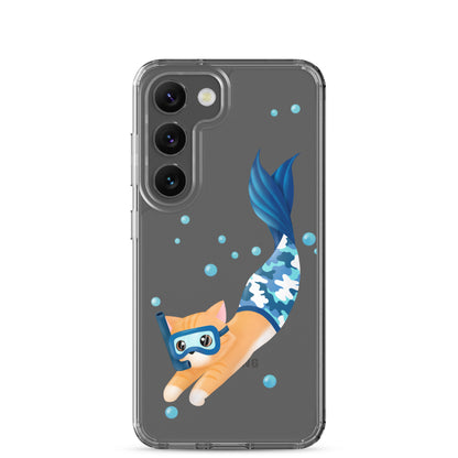 Purrman Reecie Clear Samsung Phone Case