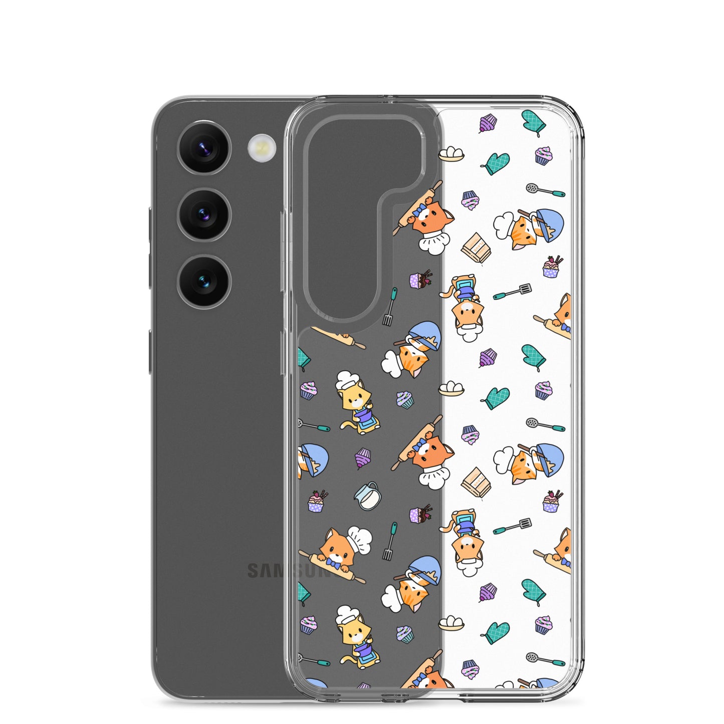 Chef Kitty Samsung Phone Clear Case