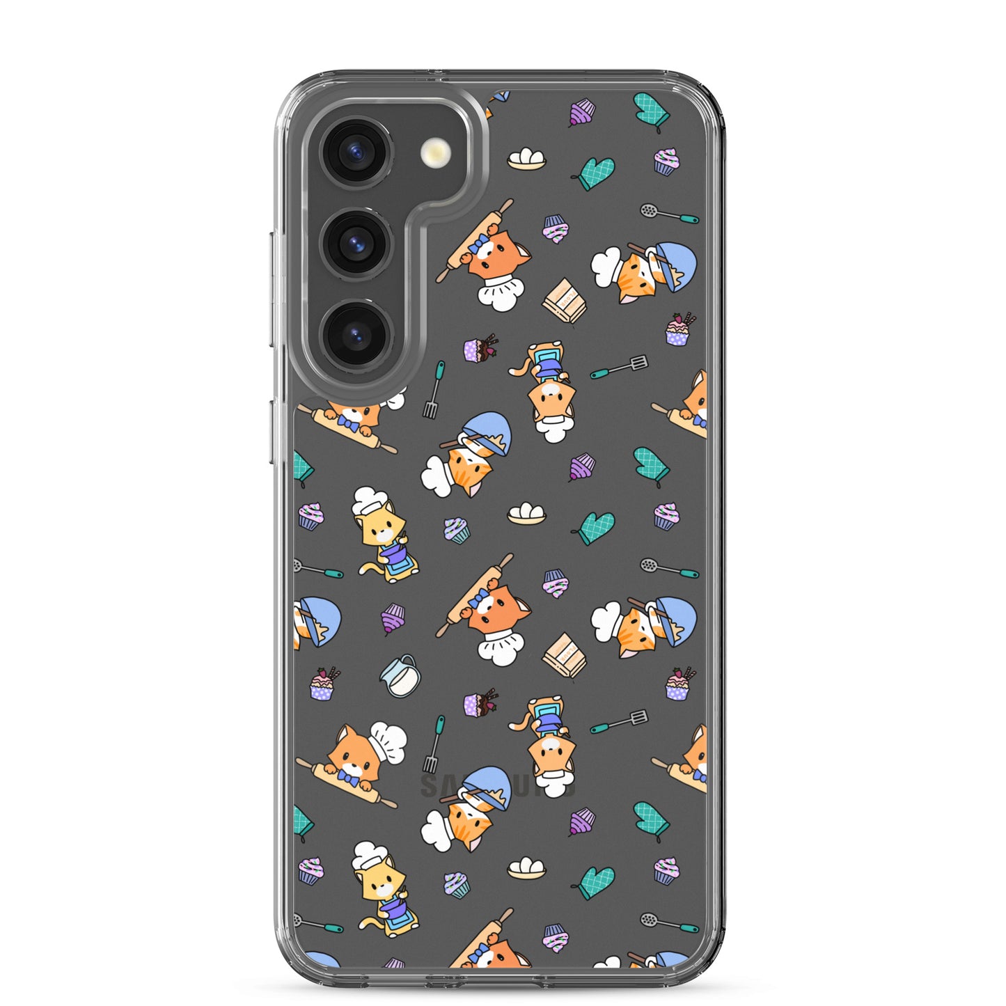 Chef Kitty Samsung Phone Clear Case