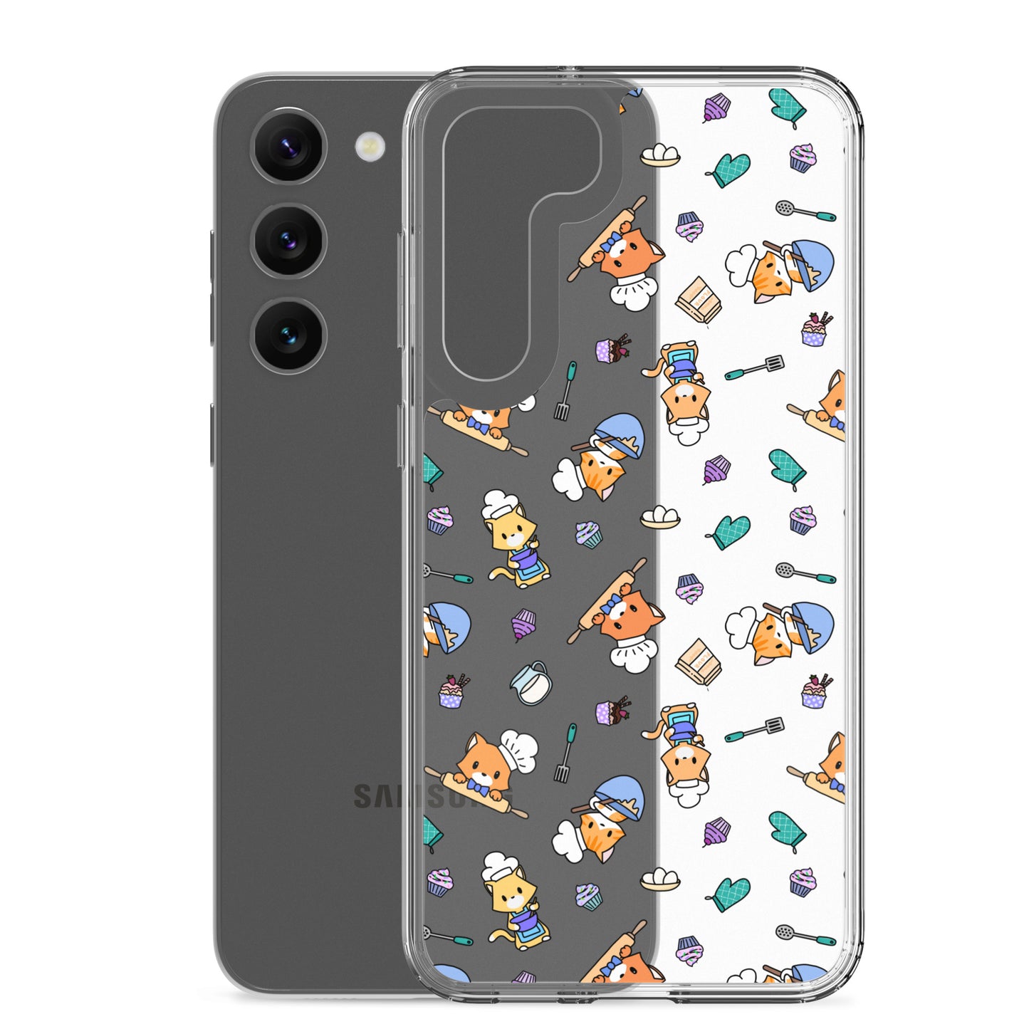 Chef Kitty Samsung Phone Clear Case