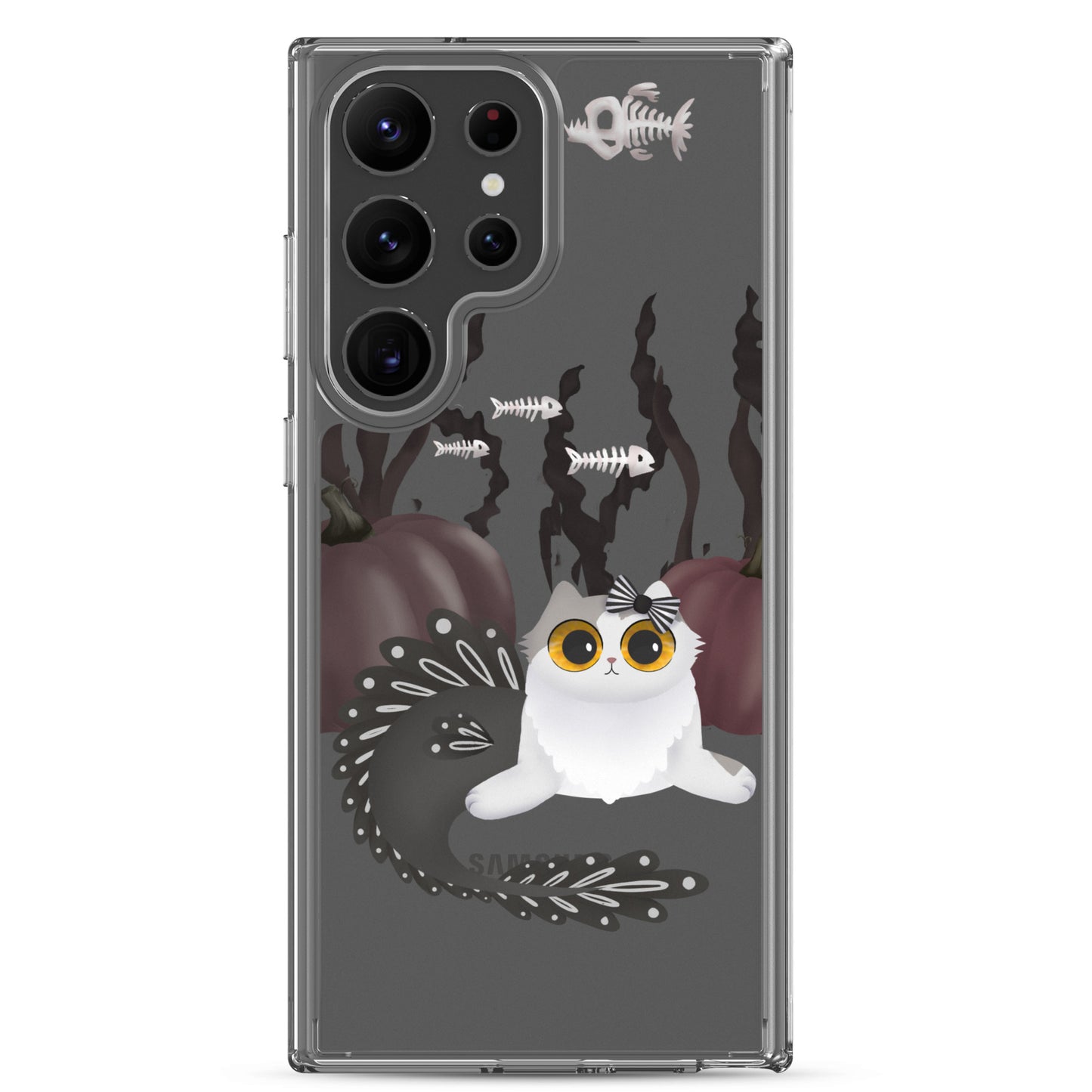 Purrmaid Boogie Clear Samsung Phone Case