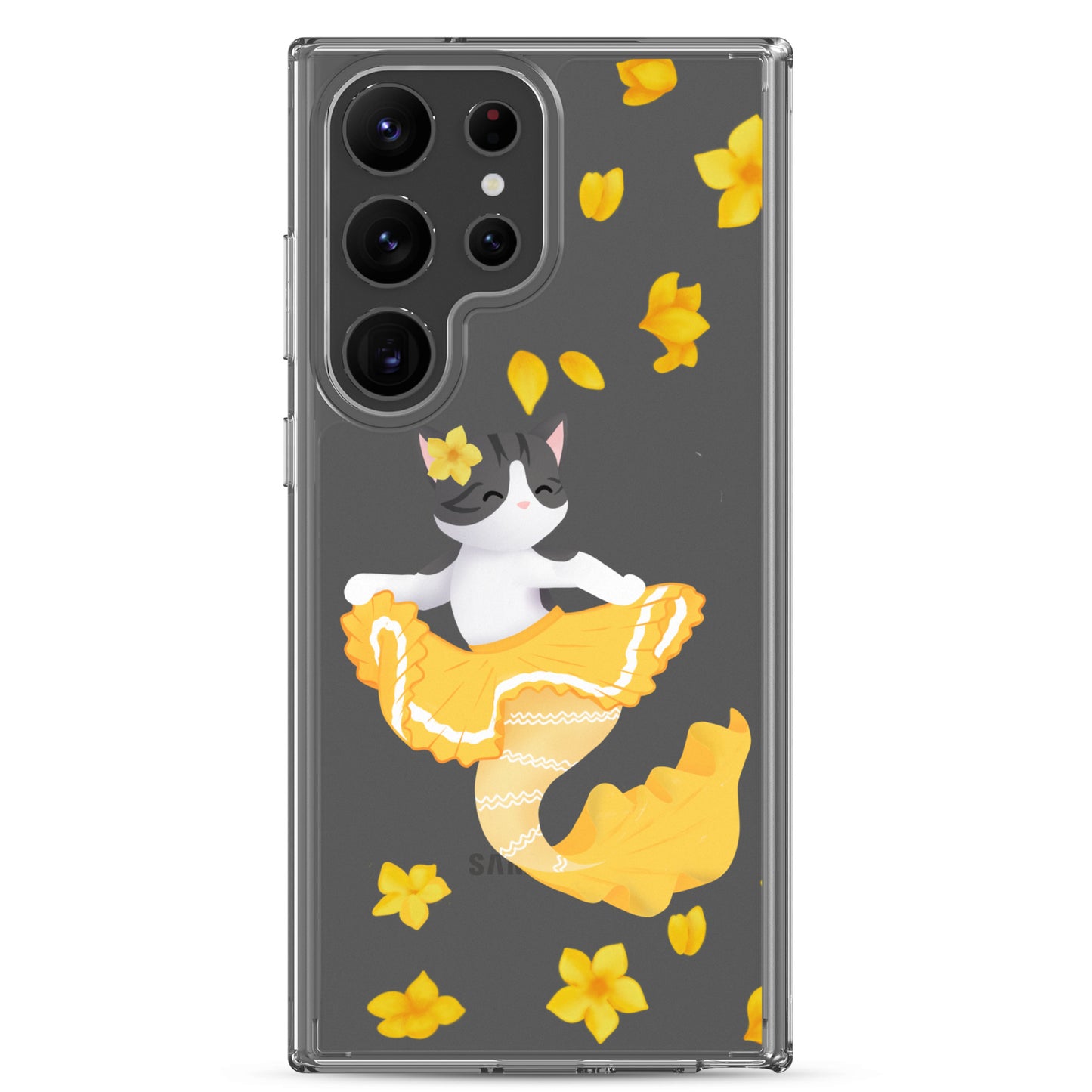 Purrmaid Scout Clear Samsung Phone Case