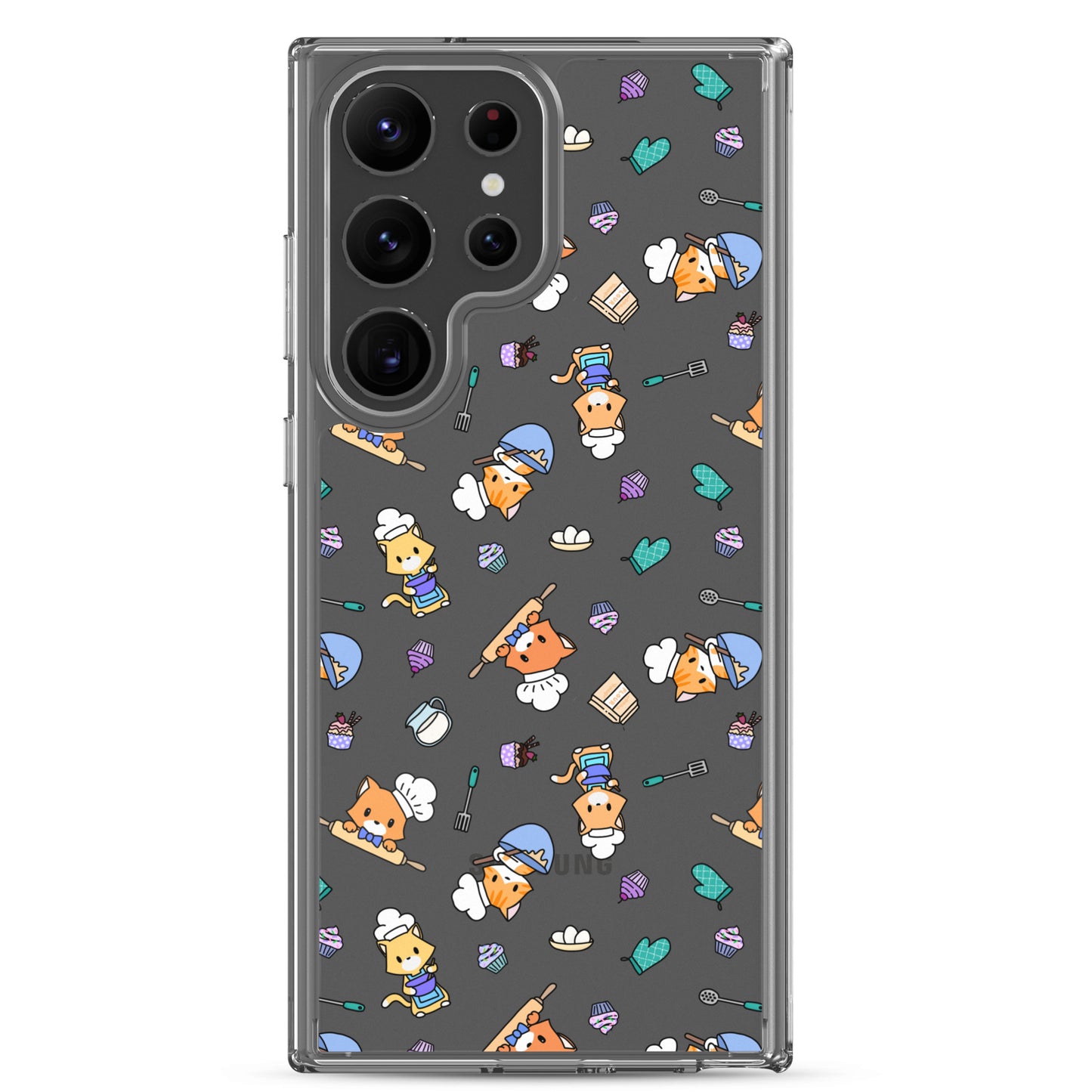 Chef Kitty Samsung Phone Clear Case