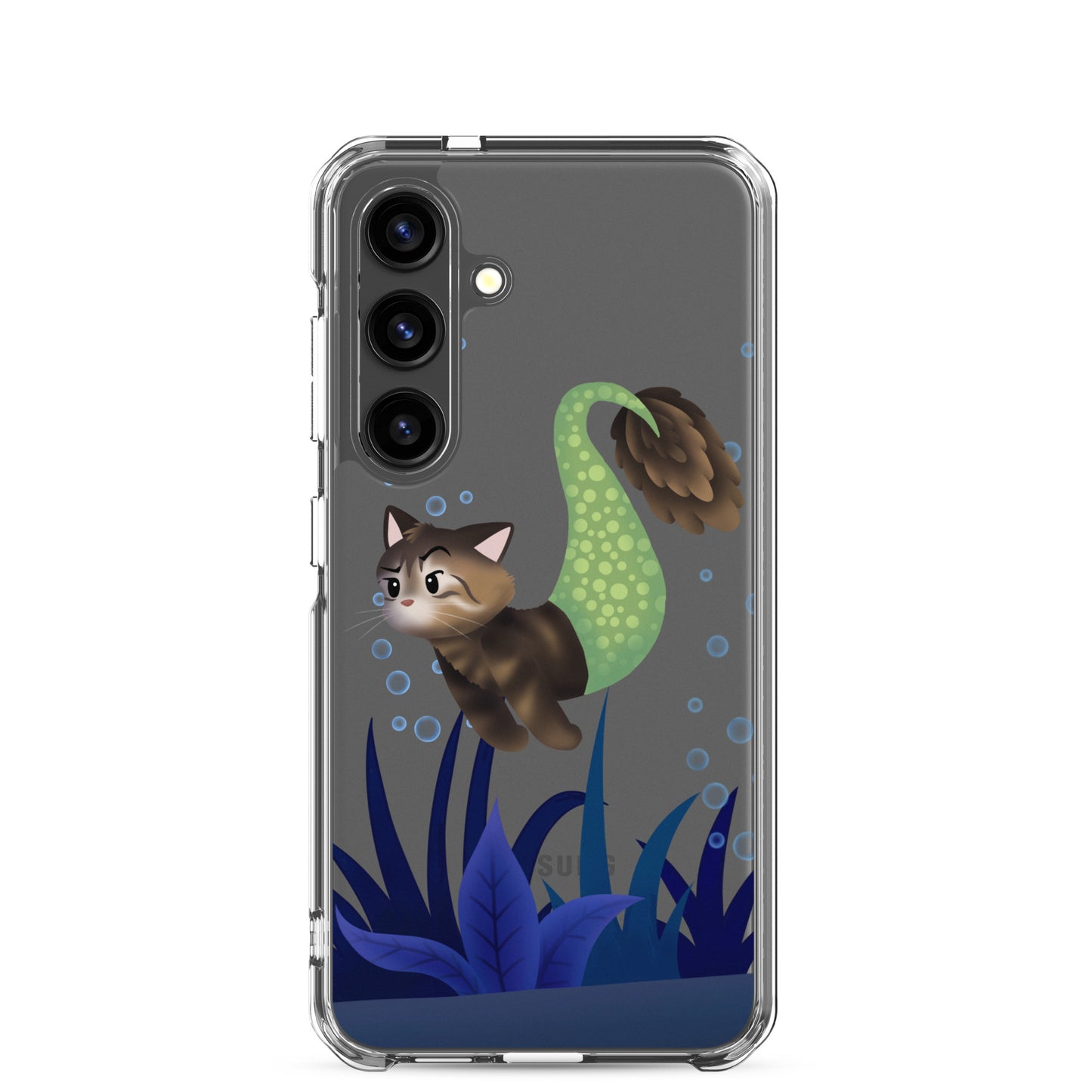 Purrmaid Merida Clear Samsung Phone Case