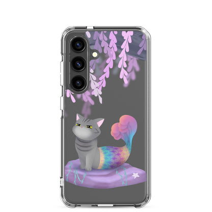 Purrmaid Dumpling Clear Samsung Phone Case