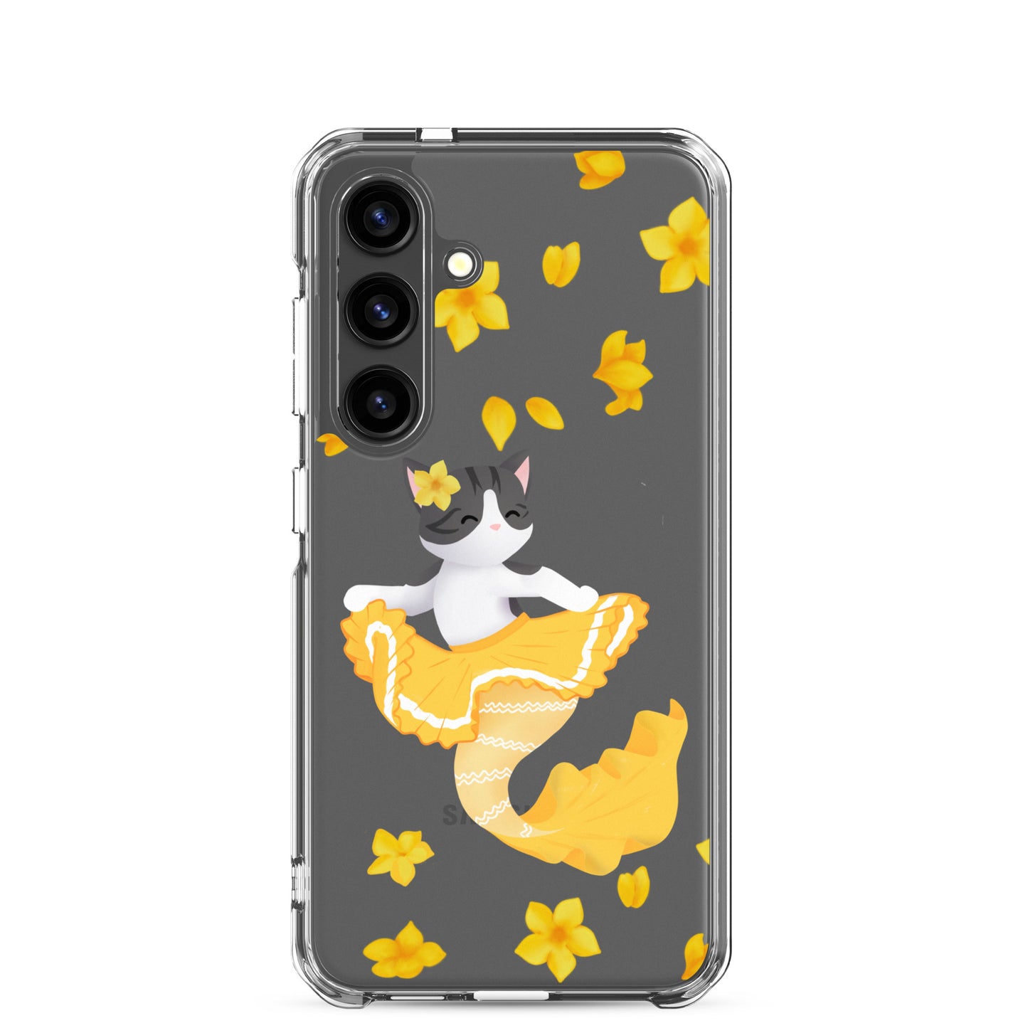 Purrmaid Scout Clear Samsung Phone Case