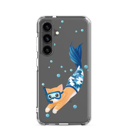 Purrman Reecie Clear Samsung Phone Case