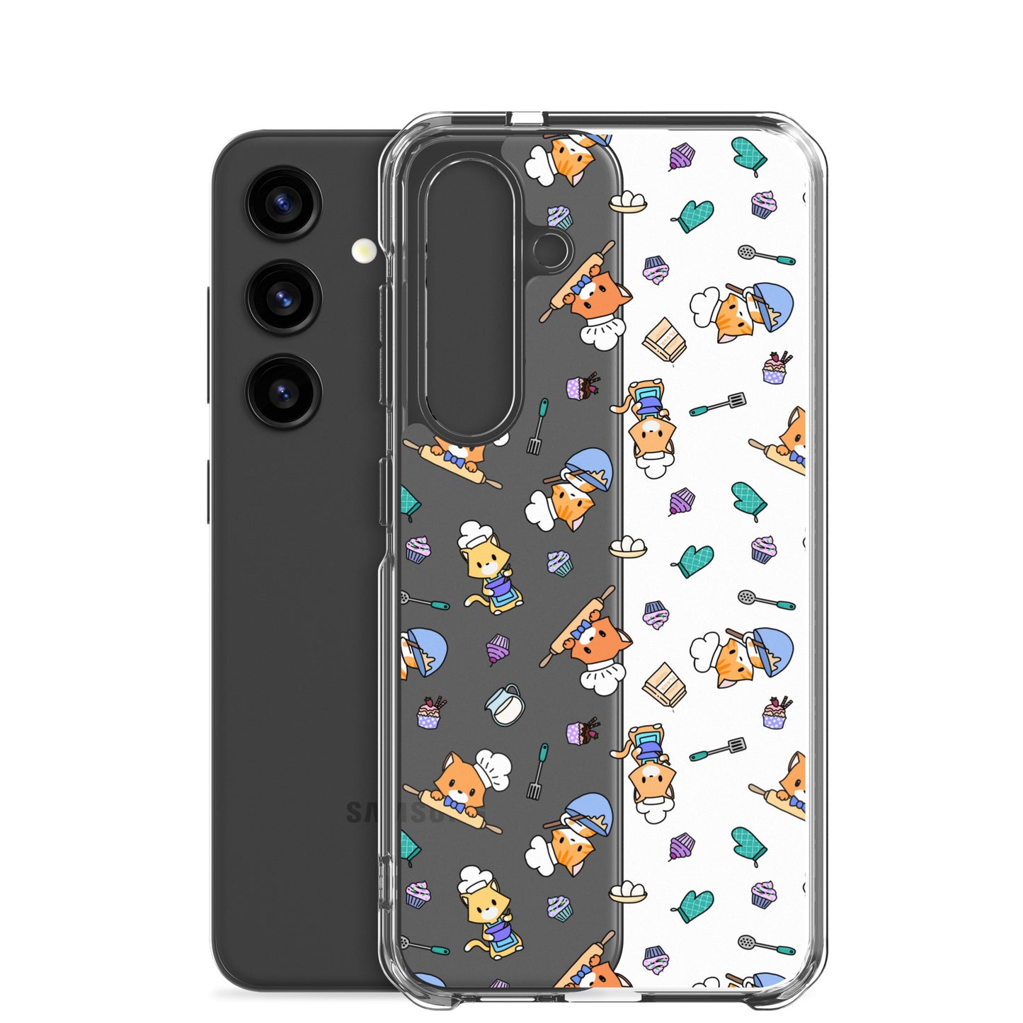 Chef Kitty Samsung Phone Clear Case