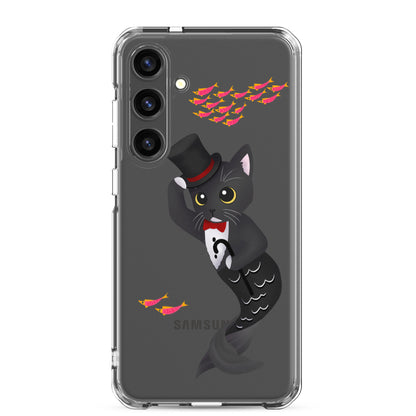 Purrman Dapper Dan Clear Samsung Phone Case