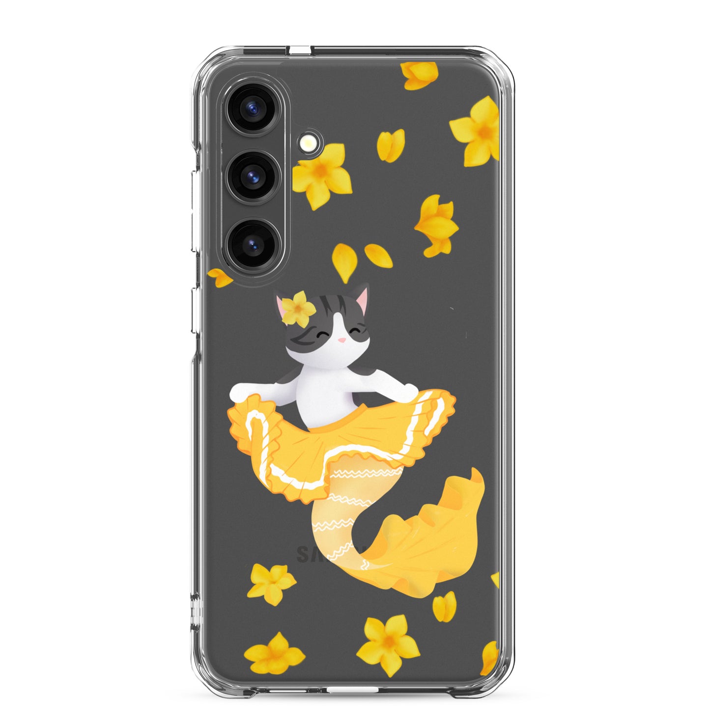 Purrmaid Scout Clear Samsung Phone Case