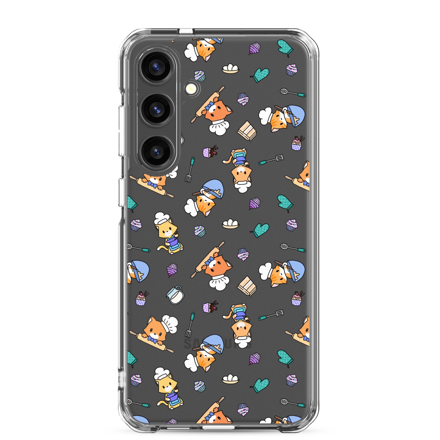 Chef Kitty Samsung Phone Clear Case