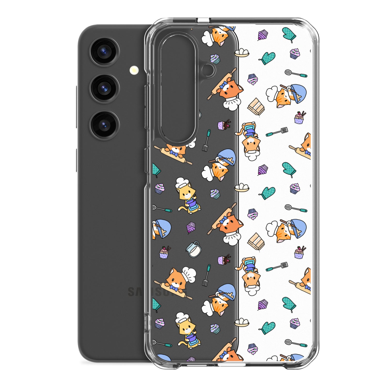 Chef Kitty Samsung Phone Clear Case