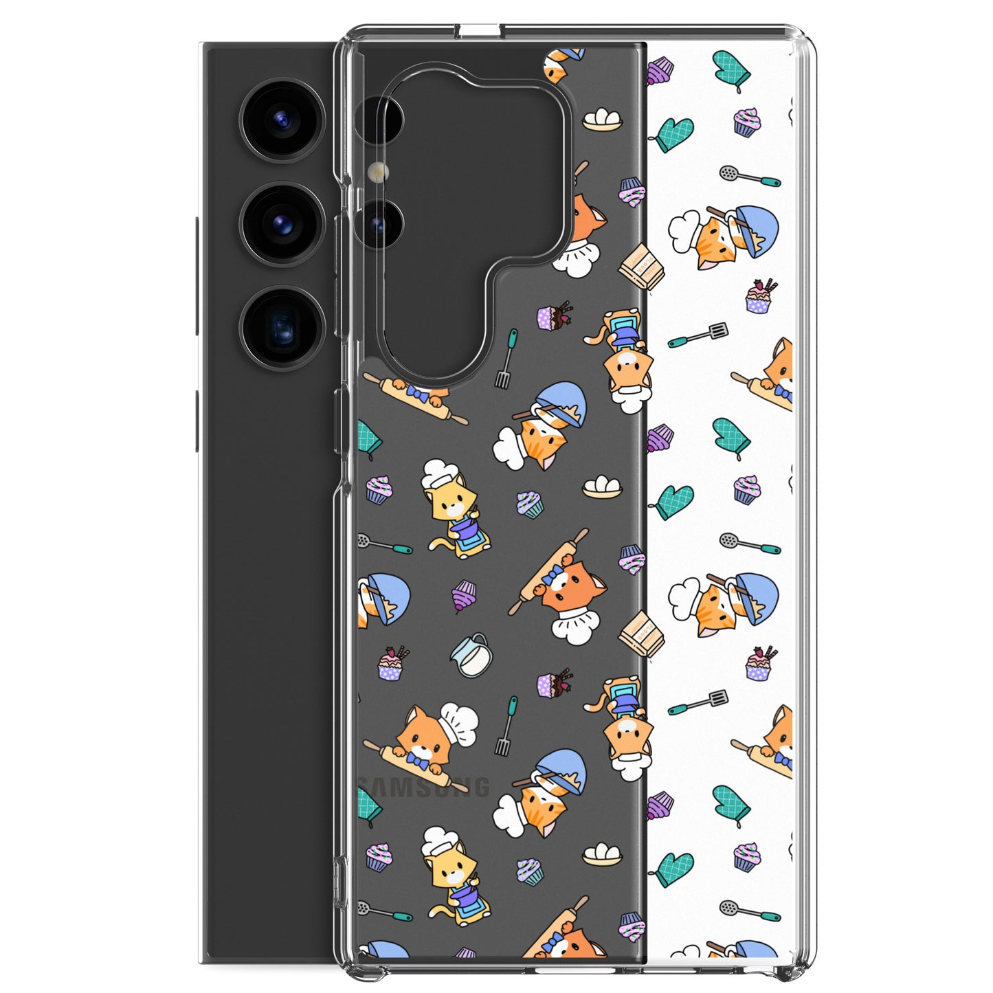 Chef Kitty Samsung Phone Clear Case