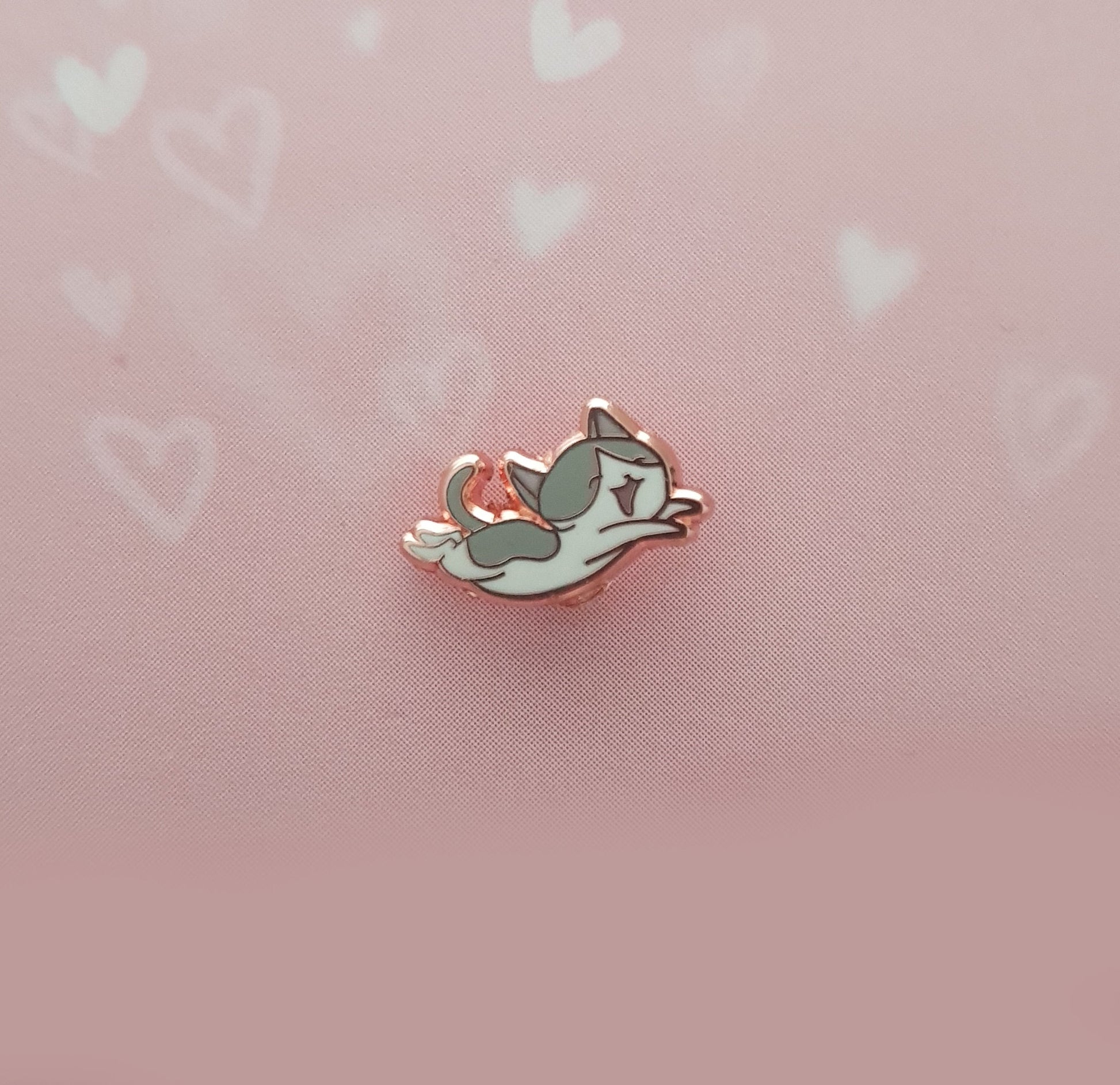 Mac the Leaping Kitty Pin