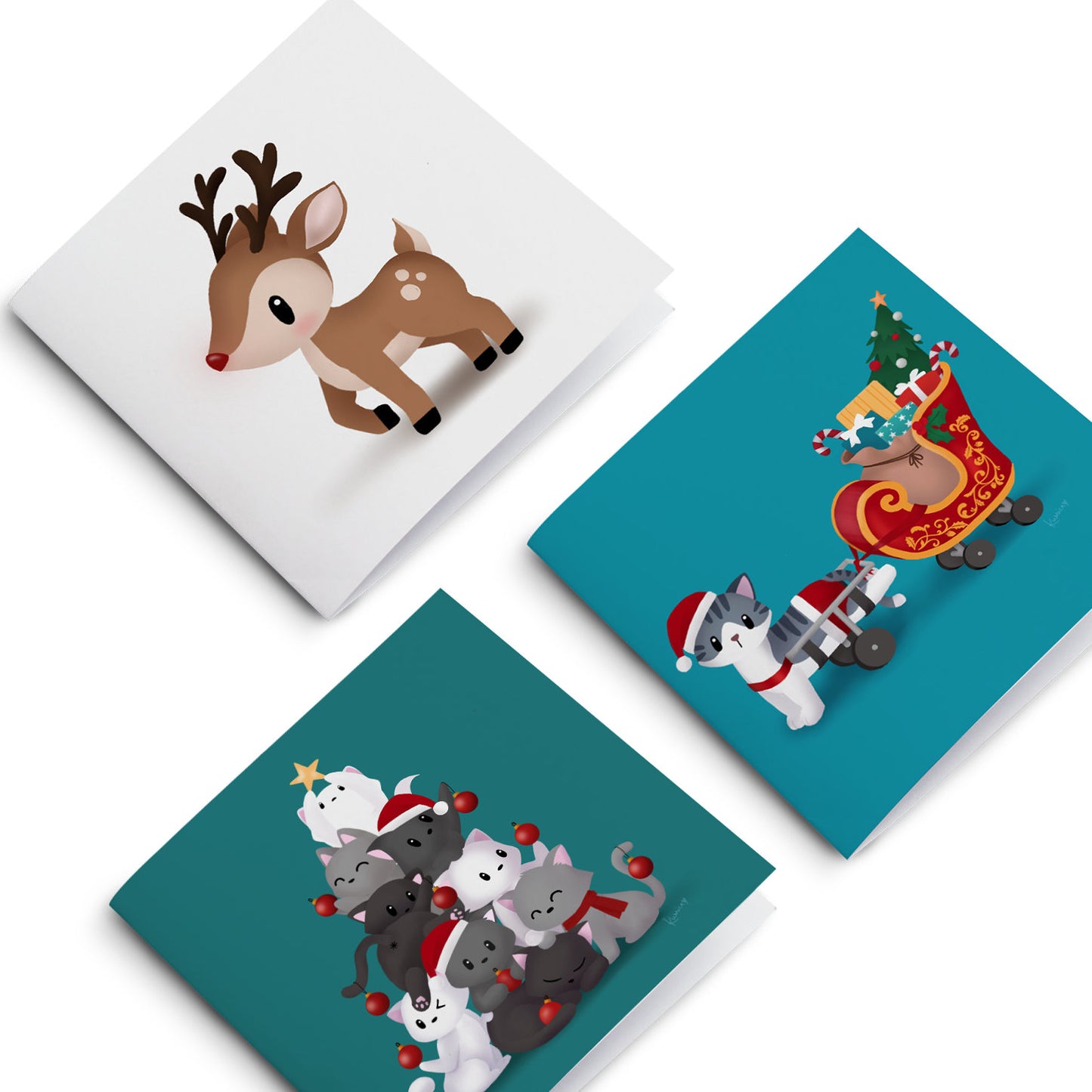 Holiday Greeting Card - Rudolph