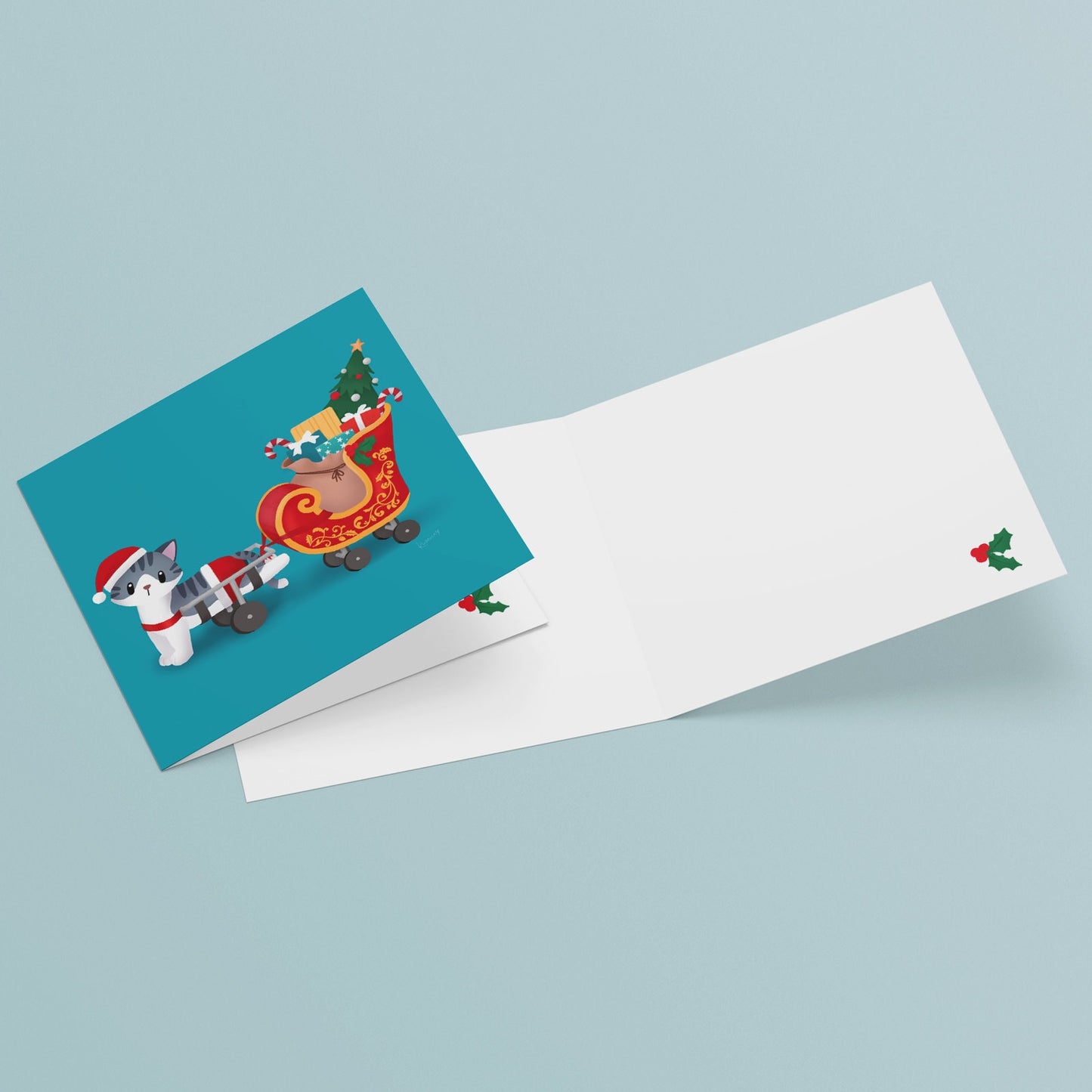 Santa Paws - Holiday Greeting Card