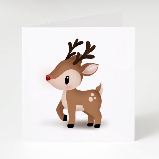 Holiday Greeting Card - Rudolph