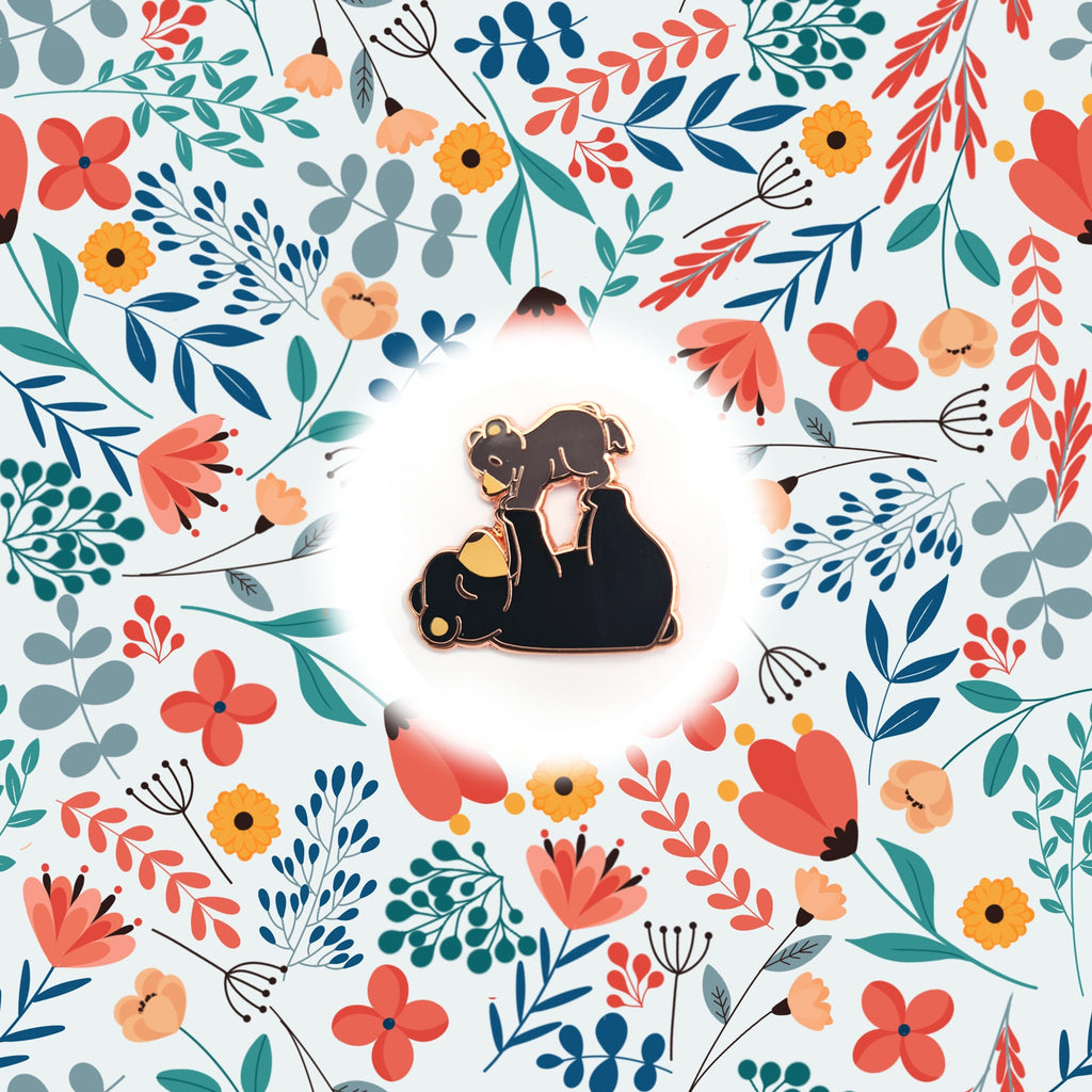 Mama Bear & Baby Bear - Set of 4 Pins