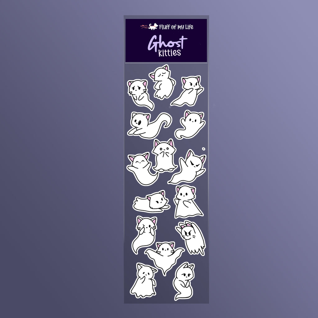 Sticker Sheet - Ghost Kitties