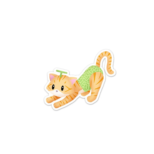 Melon Kitty - Sticker (Fruit Salad Kitties)