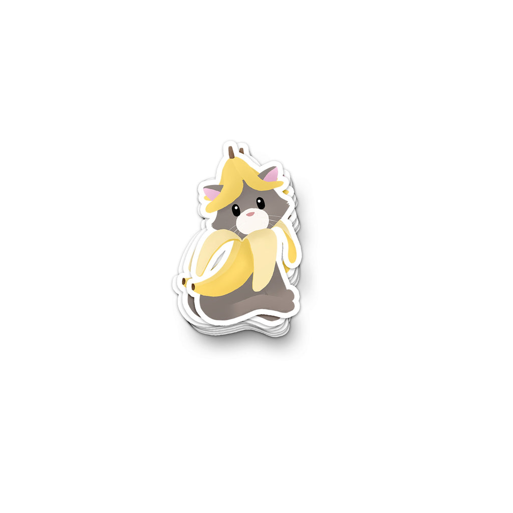 Banana Kitty - Sticker (Fruit Salad Kitties)