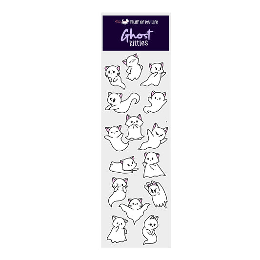 Sticker Sheet - Ghost Kitties