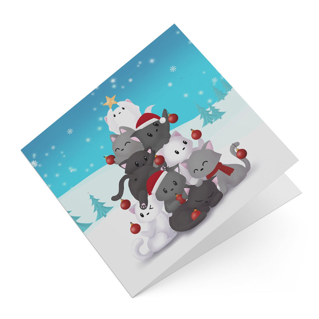 Oh Kitty Tree II - Holiday Greeting Card