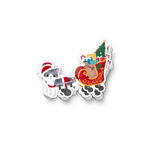 Santa Paws - Christmas Sticker