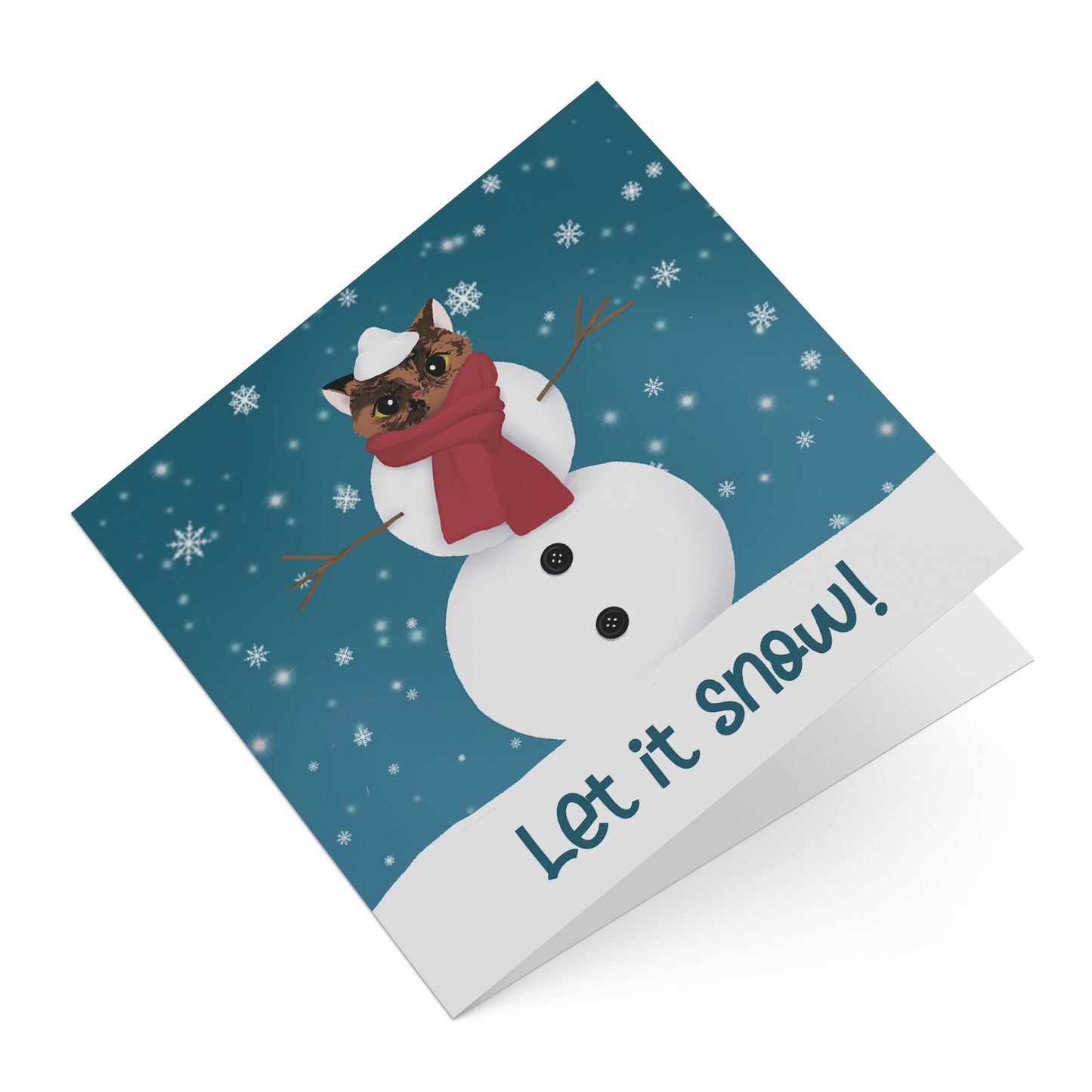 Christmas Greeting Card - Let It Snow