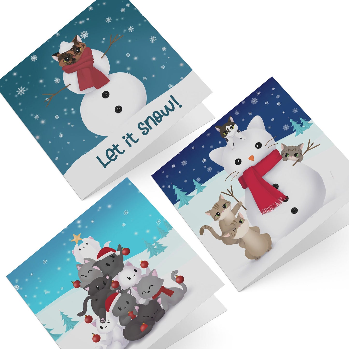 Christmas Greeting Card - Let It Snow