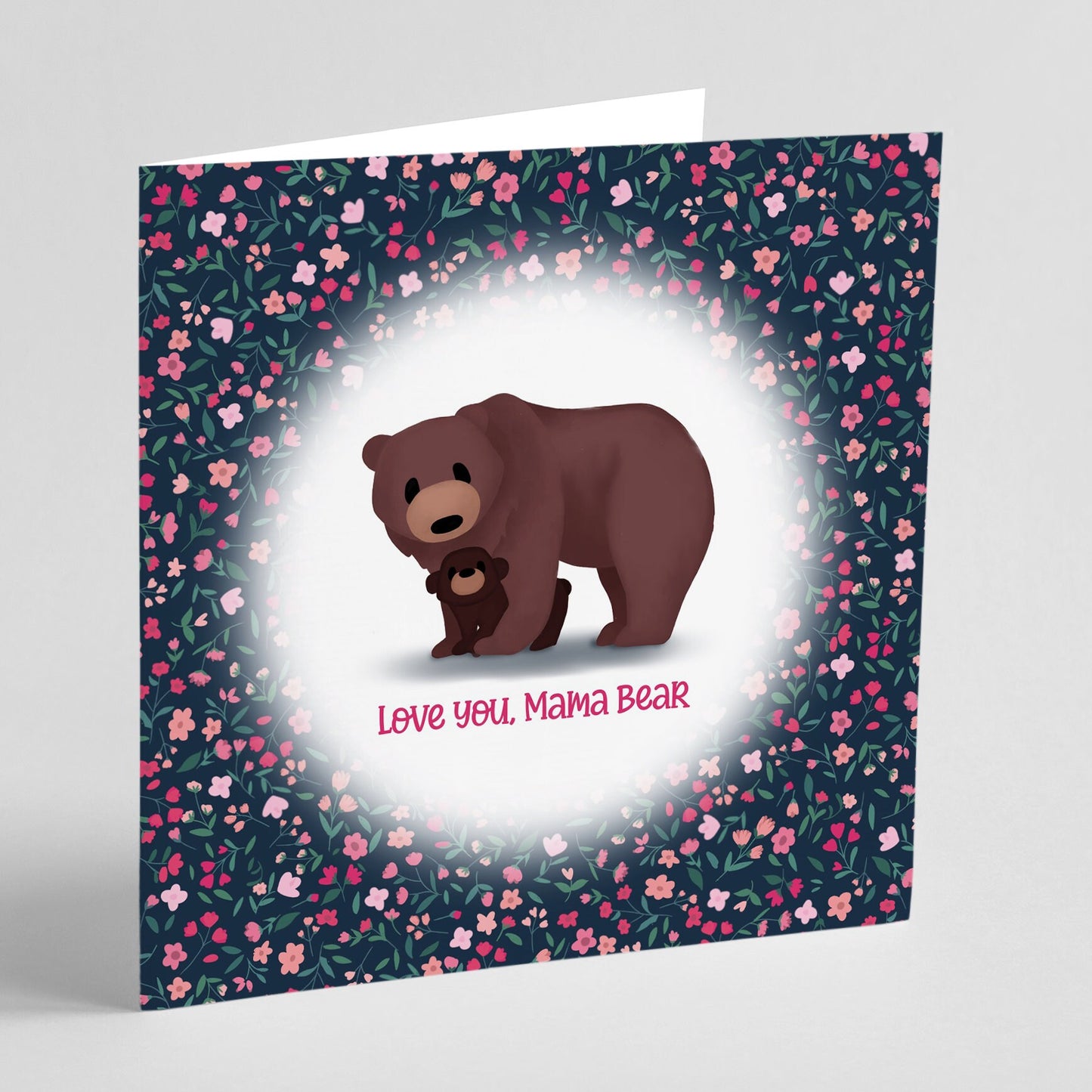 Love You Mama Bear, Bear Hug - Mother's Day Greeting Card