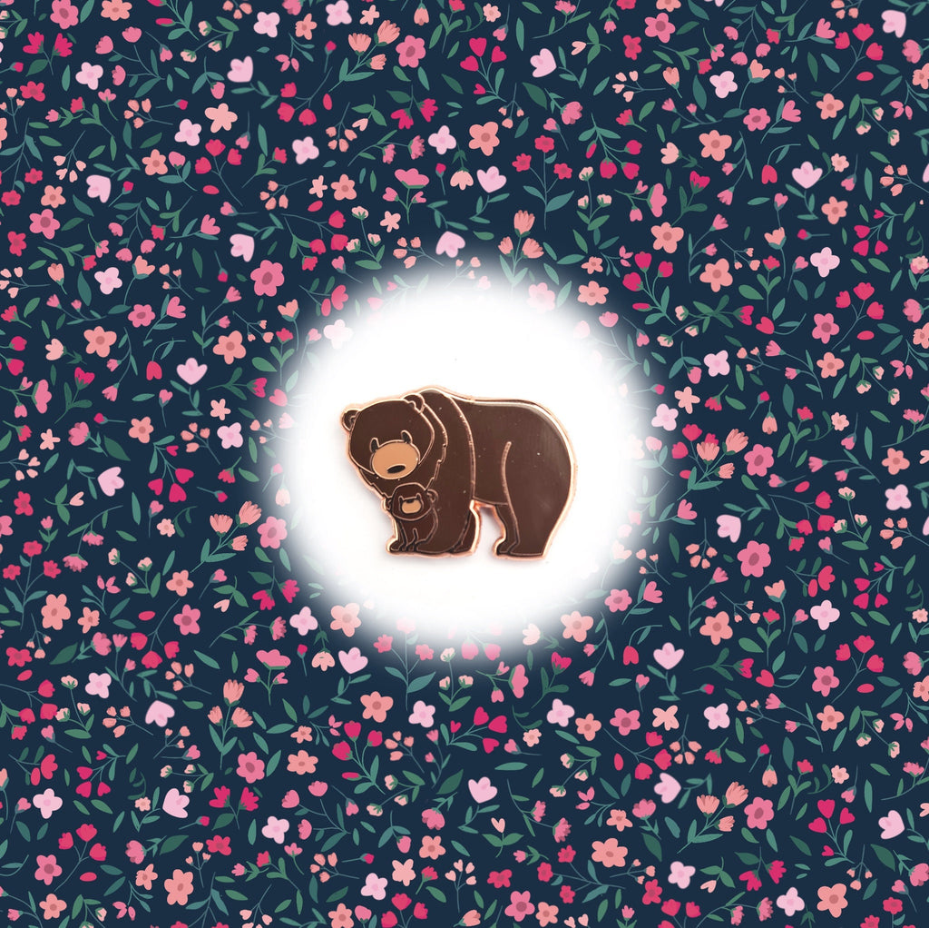 Mama Bear & Baby Bear - Set of 4 Pins