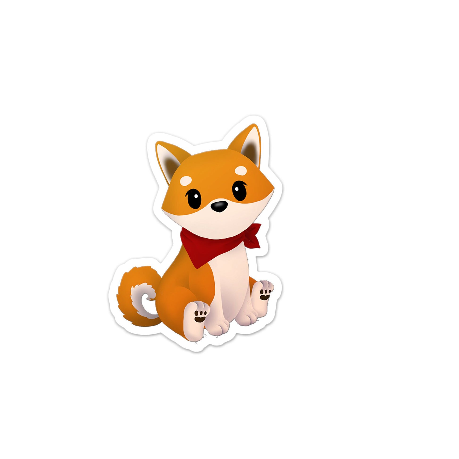 Puppy Love, Shiba Inu - Sticker