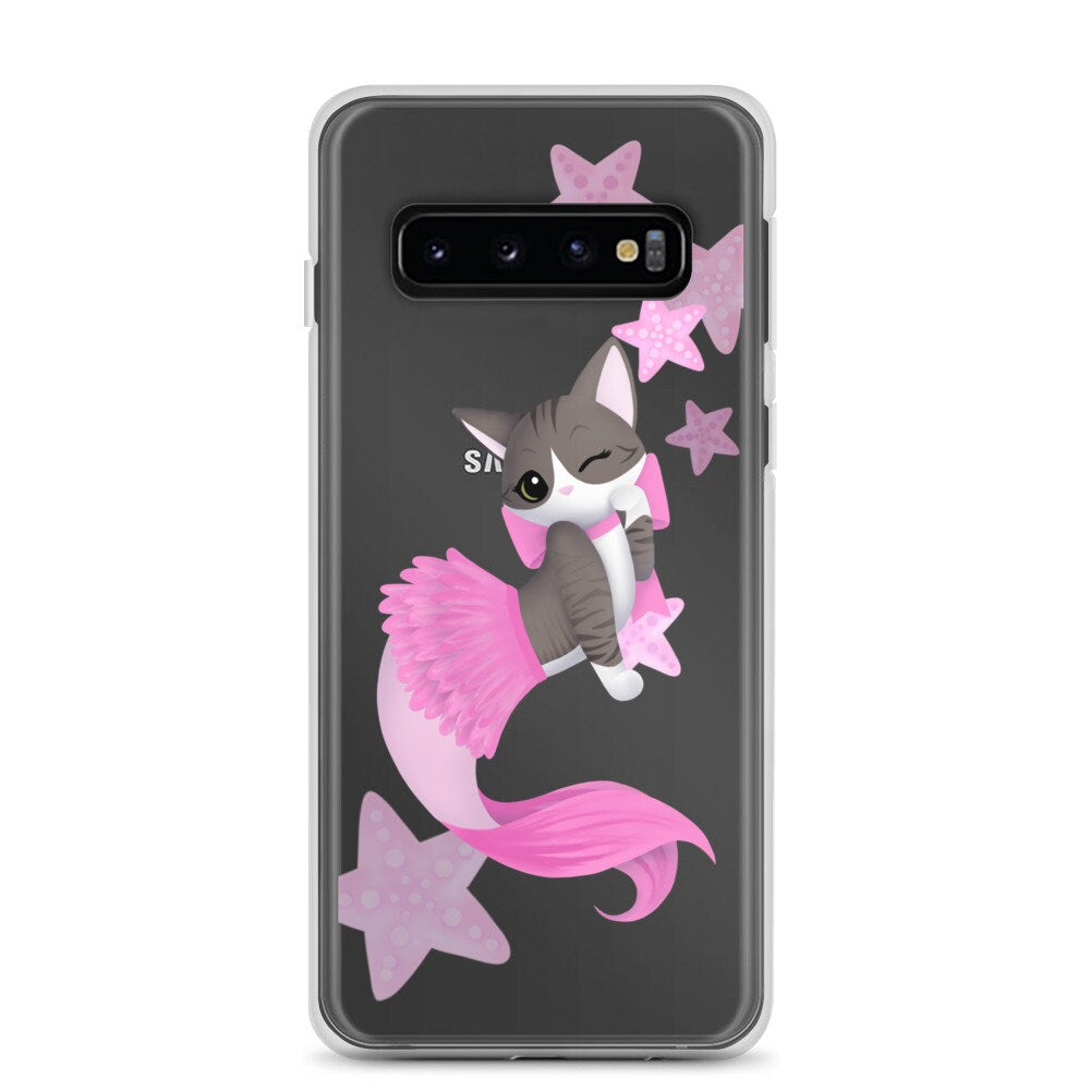 Purrmaid Aoife - Clear Case for Samsung®