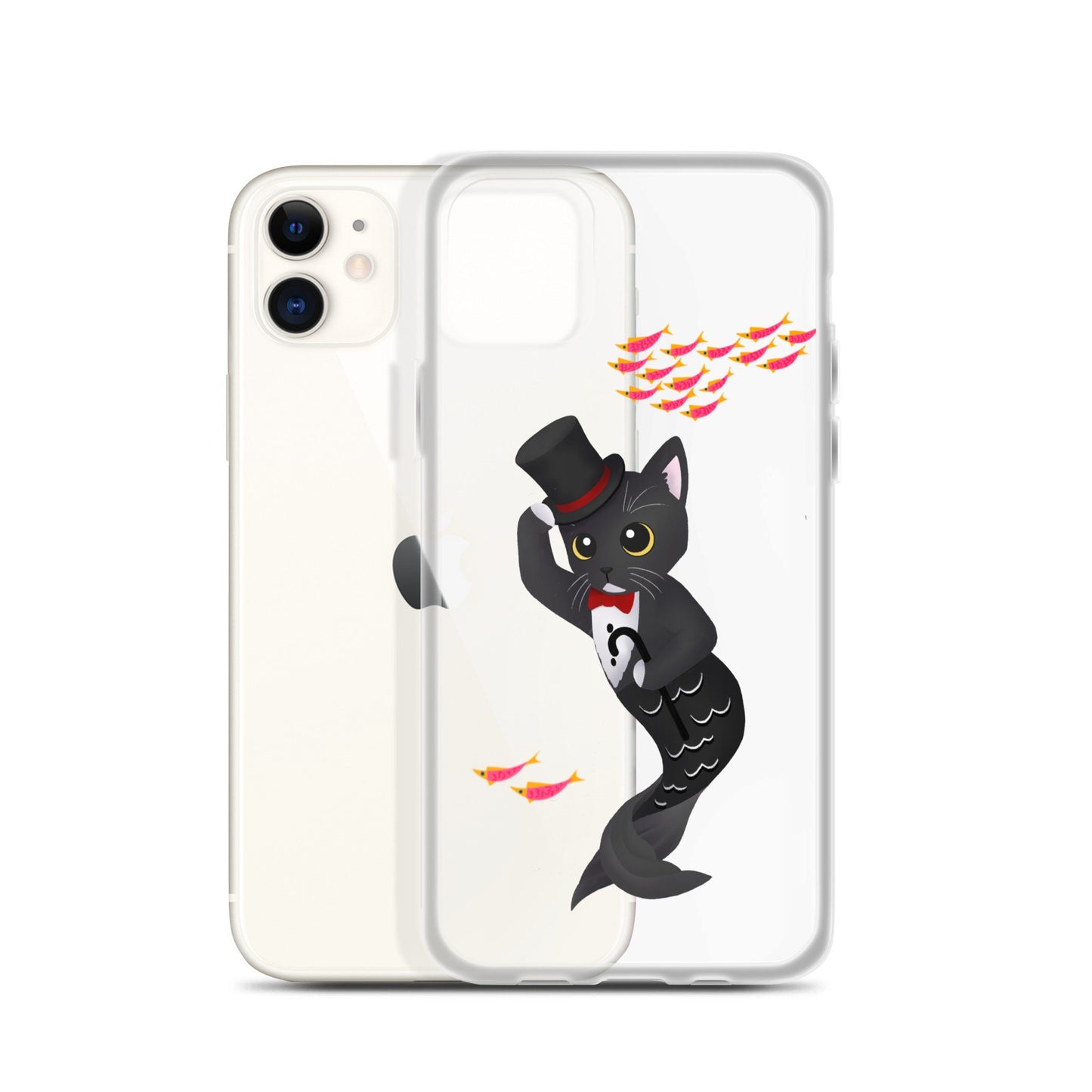 Purrman Dapper Dan - Clear Case for iPhone®