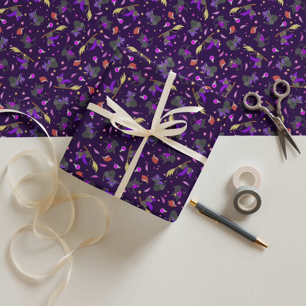 Witch Kitty - Wrapping paper sheets