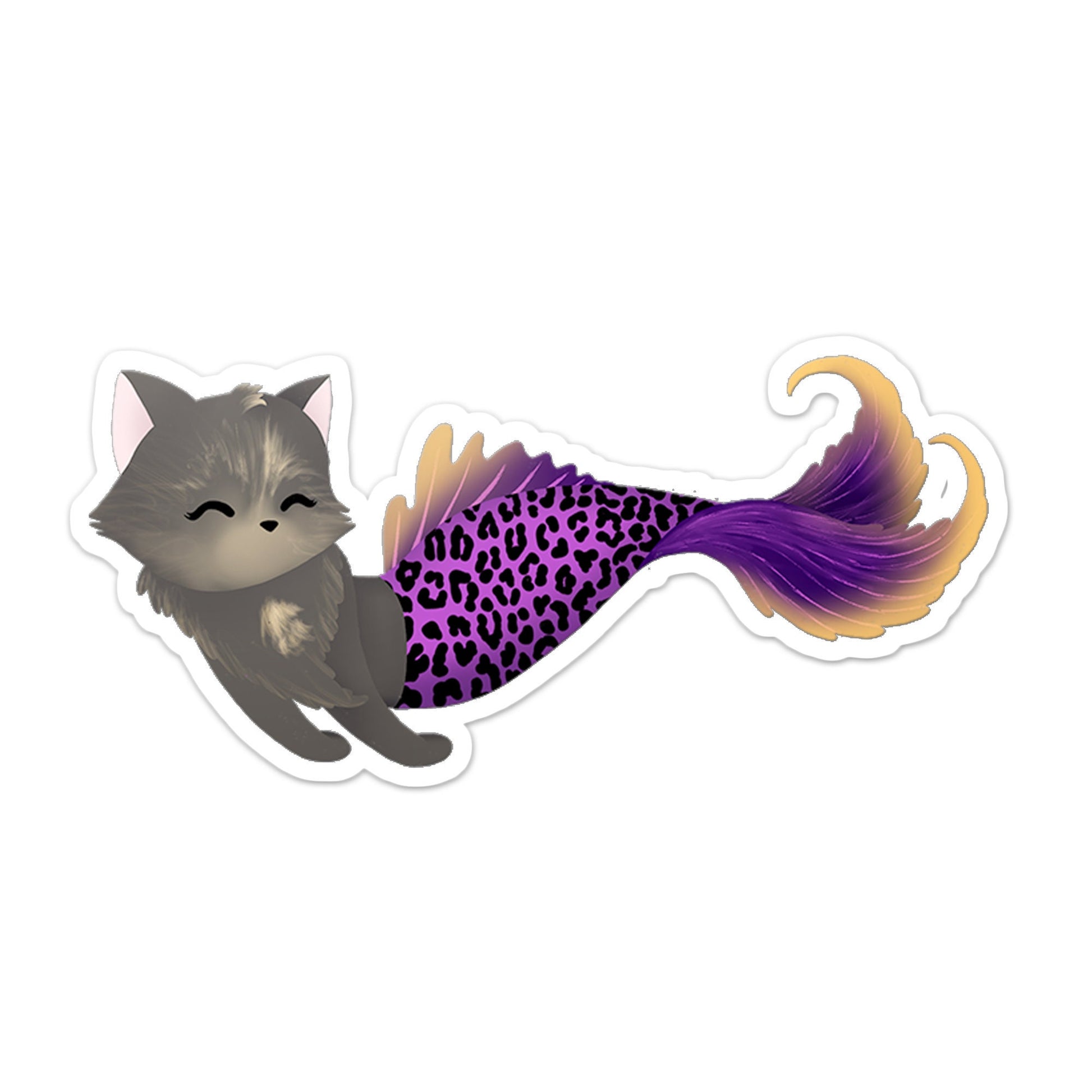 Purrmaid Scooty - Sticker