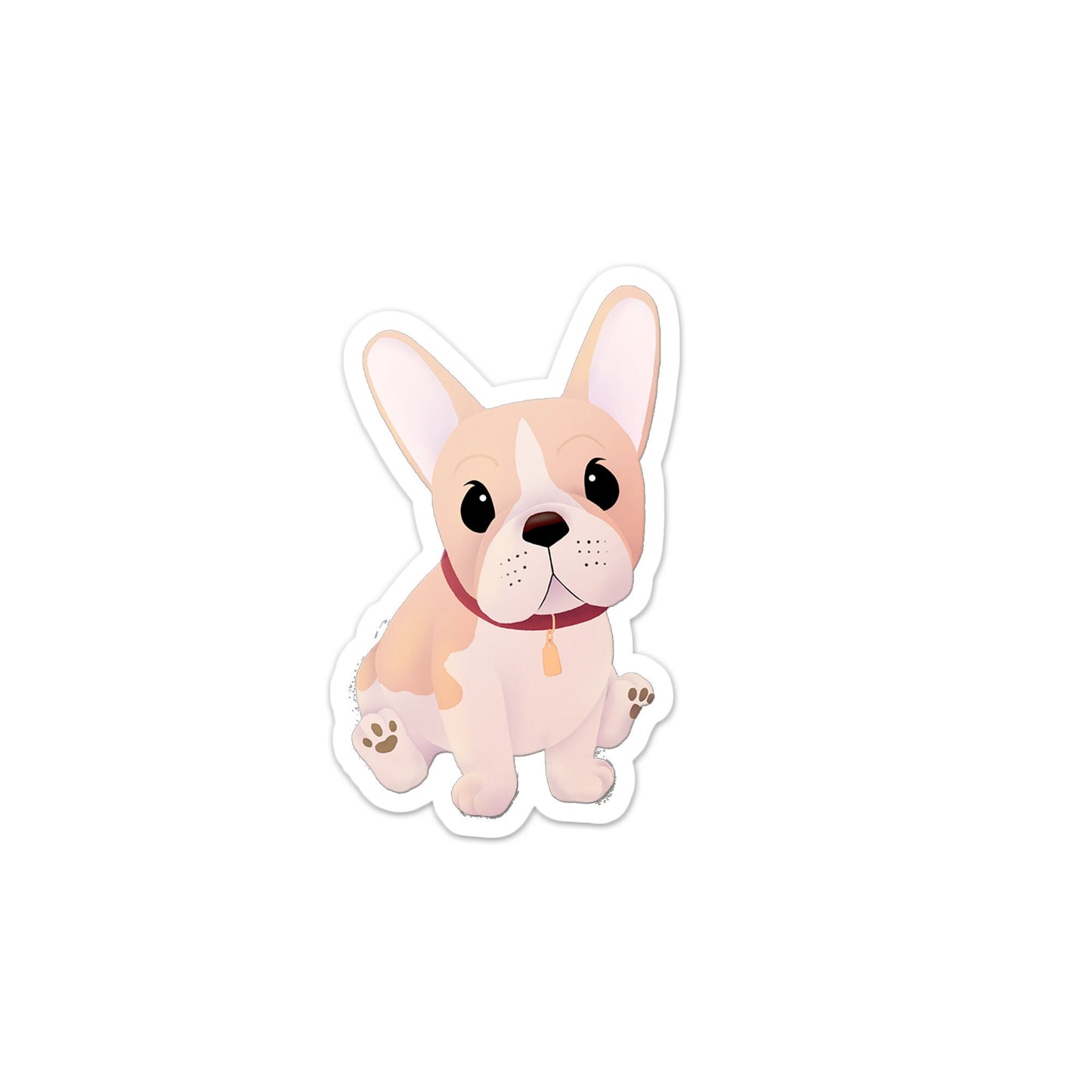 Puppy Love, Frenchie - Sticker