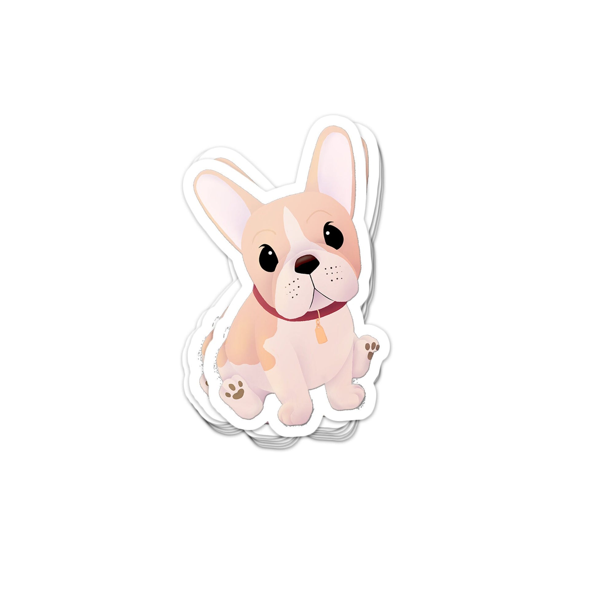 Puppy Love, Frenchie - Sticker