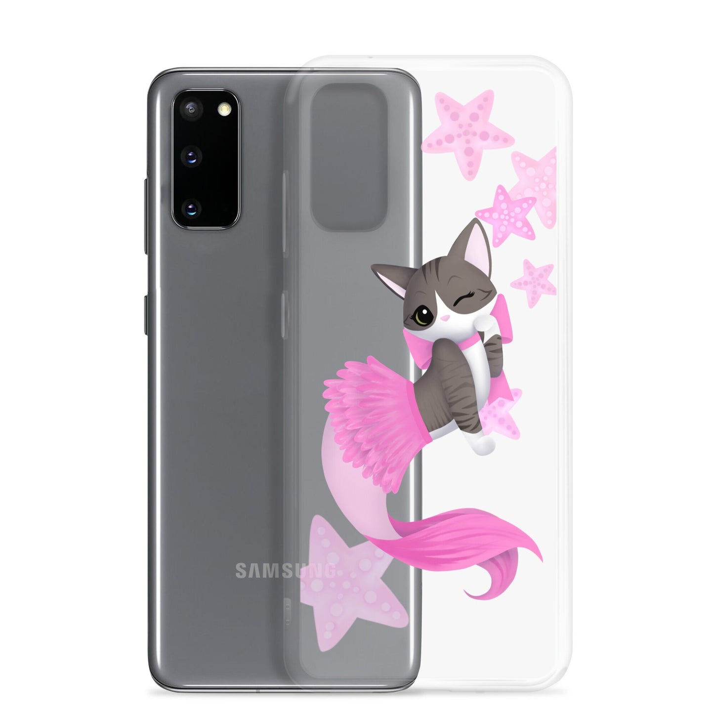 Purrmaid Aoife - Clear Case for Samsung®