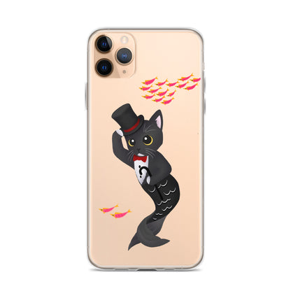 Purrman Dapper Dan - Clear Case for iPhone®