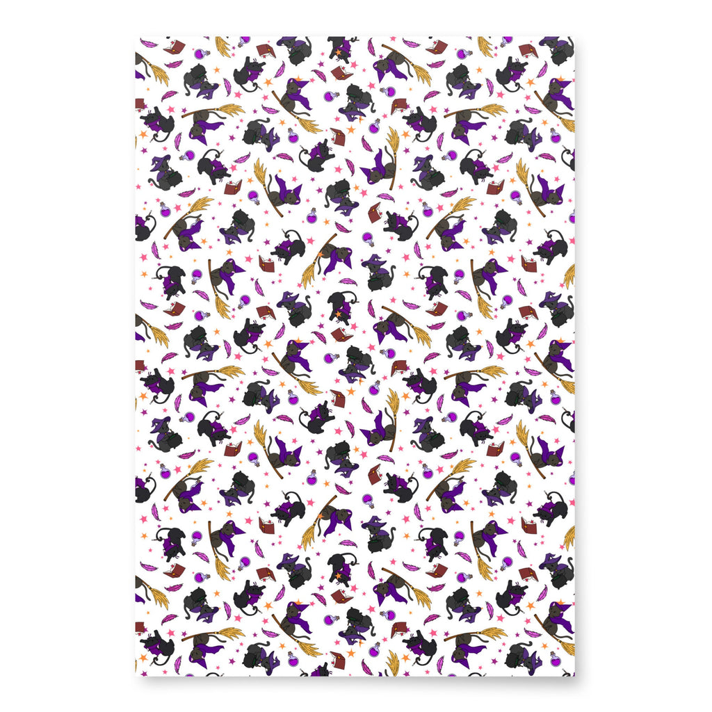 Witch Kitty - Wrapping paper sheets