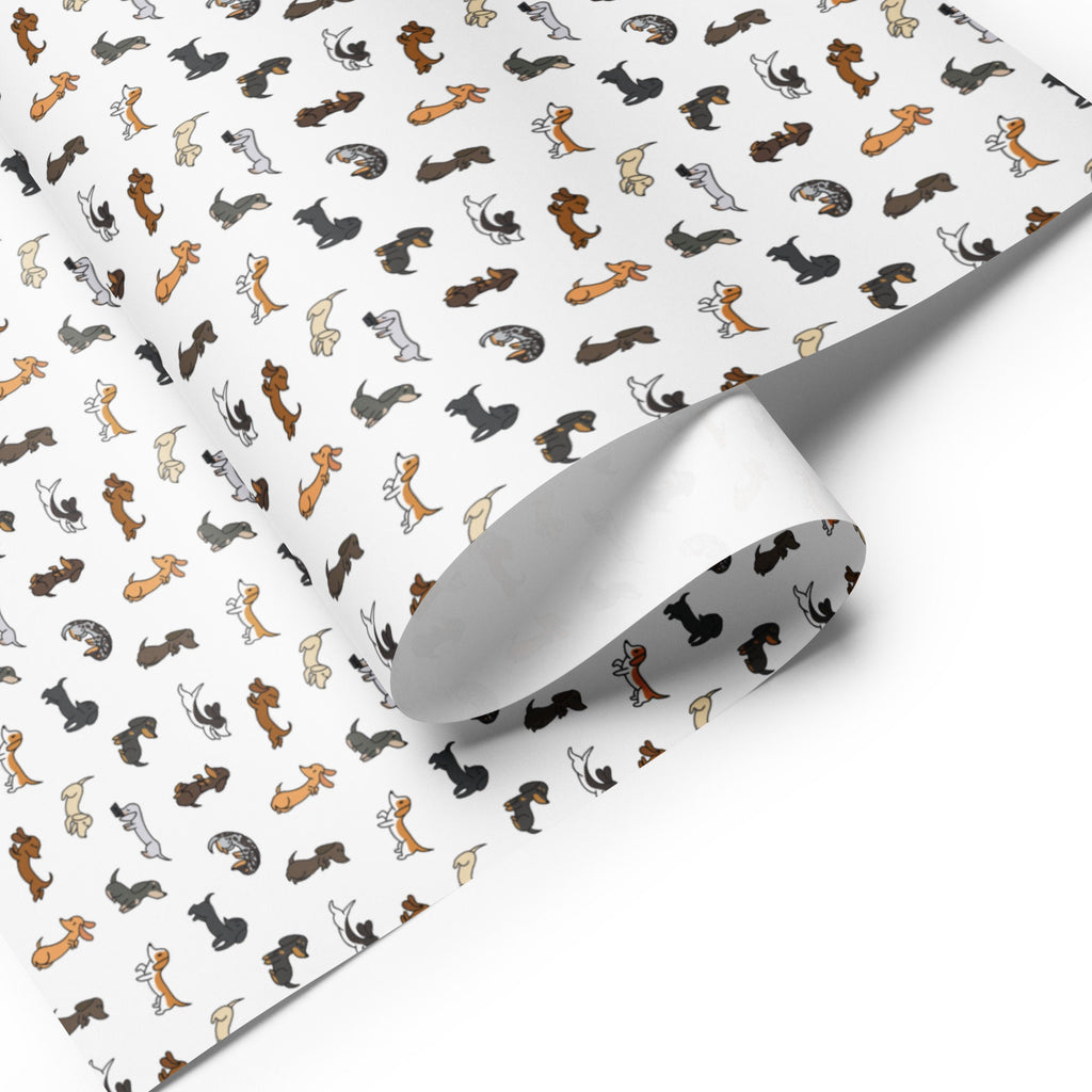 Cute Dachshunds Pattern - Wrapping paper sheets