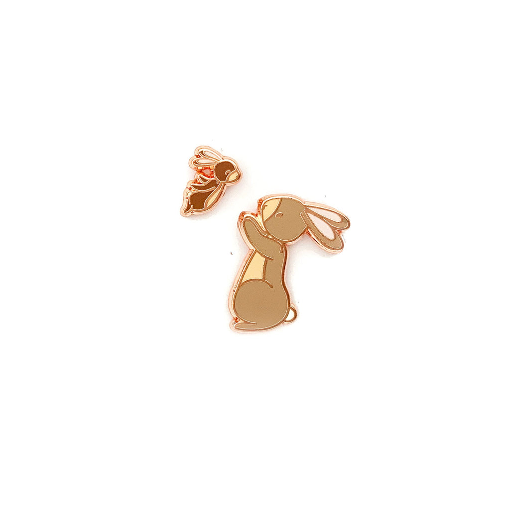 Mother & Baby Bunny - Enamel Pin Set of 5, Mother’s Day Gift, Pins, Brooches & Lapel Pins