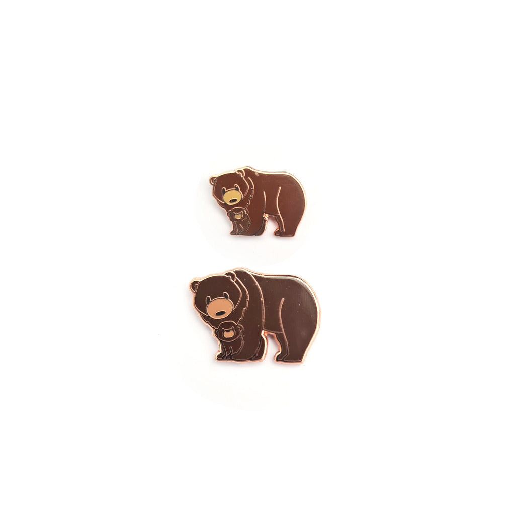 Mama Bear and Baby Bear - Small Enamel Pin, Mother’s Day Gift, Pins, Brooches & Lapel Pins