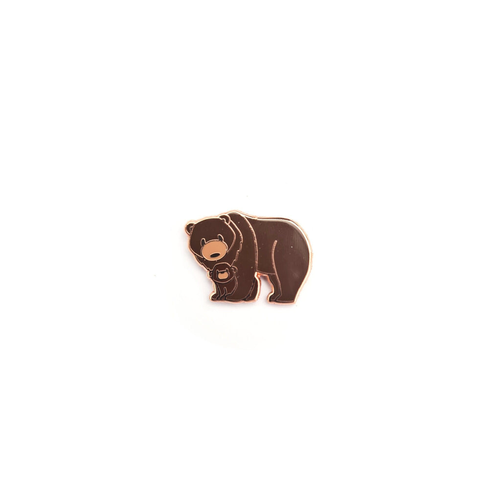 Mama Bear and Baby Bear - Small Enamel Pin, Mother’s Day Gift, Pins, Brooches & Lapel Pins