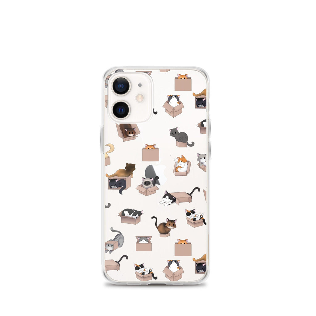 Kitty in a Box iPhone Case, Phone Cases, Mobile Phone Cases