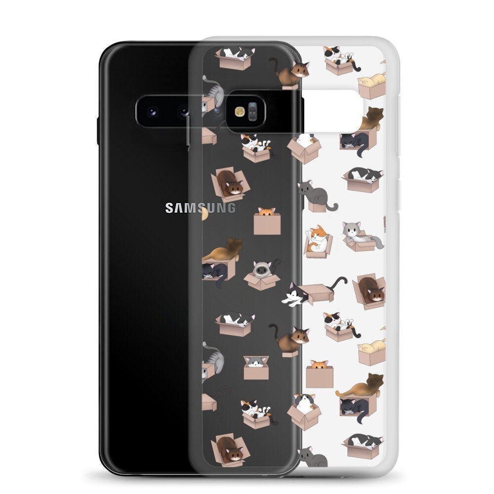 Kitty in a Box Samsung Case, Phone Cases, Mobile Phone Cases